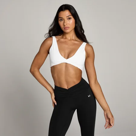 Ženski športni modrček Tempo Twist Front MP – bela