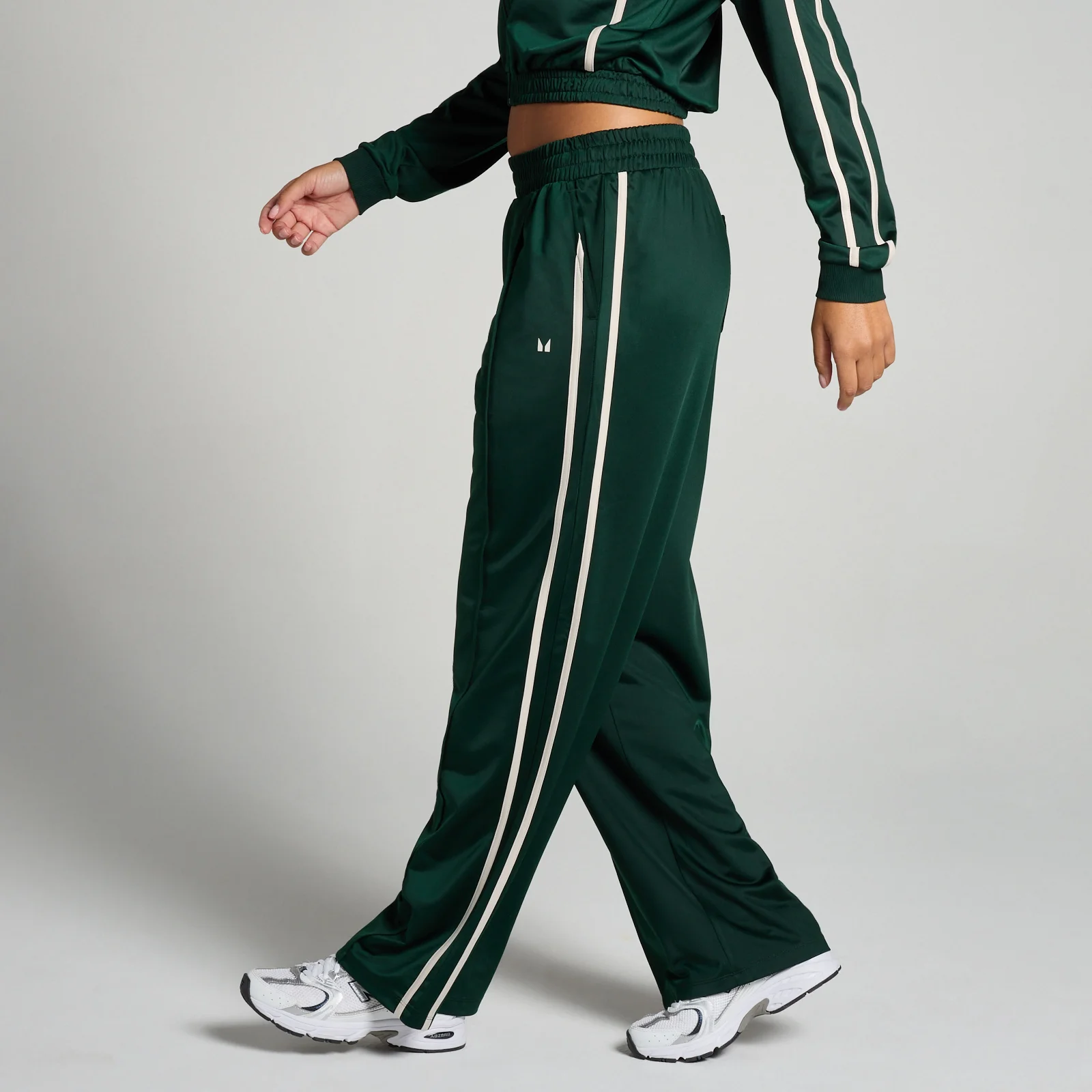 Ženske ravne športne hlače Tricot Track MP – temno smaragne - L Slika 1