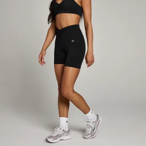 Ženske kratke hlače s sprednjim naborkom Tempo MP – črne - Size XS