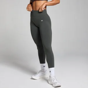 Ženske brezšivne pajkice s srednje visokim pasom Tempo MP – nočno siva - Size XS