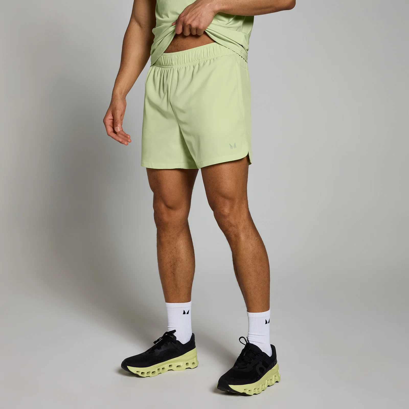 Moške 13-centimetrske tkane hlače za trening – Matcha - XXL Slika 1