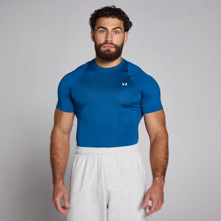 Moška majica s kratkimi rokavi Training Baselayer MP – True Blue modra