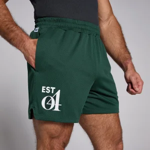 Moške mrežaste kratke hlače MP – temno smaragdne - Size M