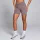 Ženske kratke hlače Tempo Ruched Front – kavna