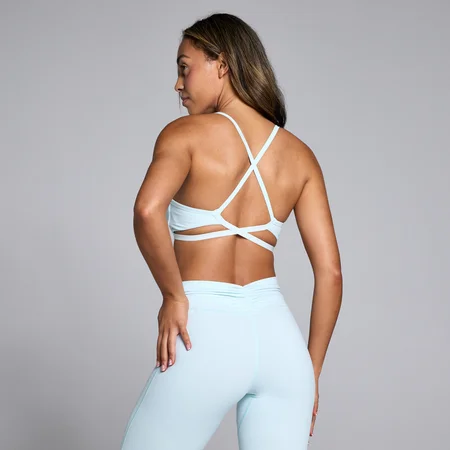 Ženski športni modrček Tempo Strappy Back MP – Baby Blue
