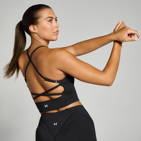 Ženska majica brez rokavov Tempo Ultra Cross Back MP – črna