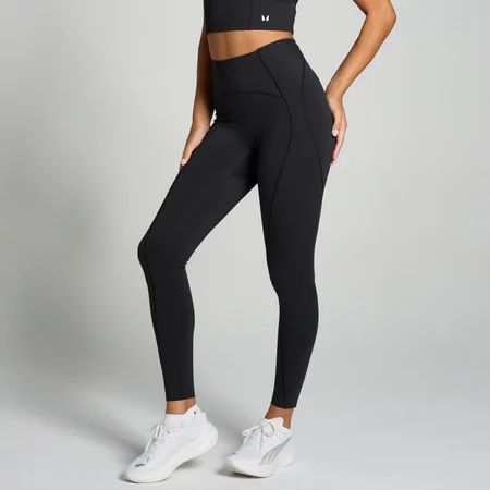 Ženske pajkice Tempo Ultra Curved Seam MP – črne