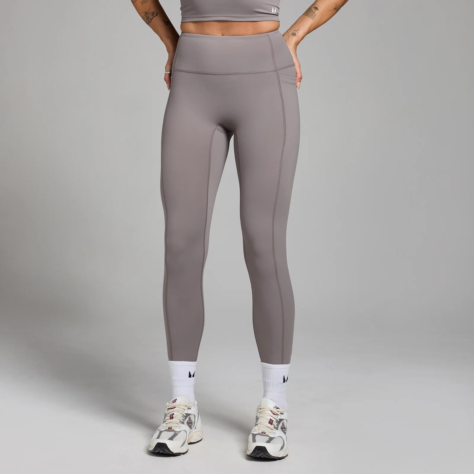 Ženske pajkice Active Pocket MP – hladno siva - XS Slika 1