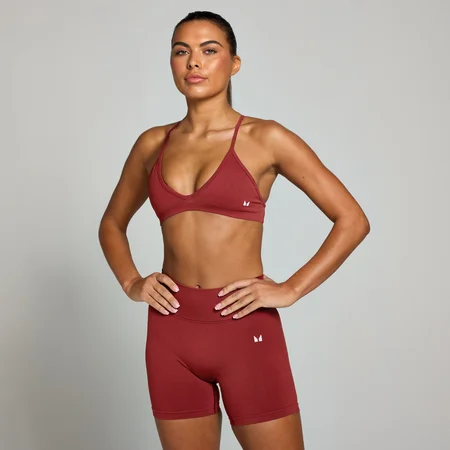 Ženski brezšivni mikro nedrček bralette MP – češnja