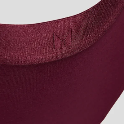 Ženske tangice s srednje visokim pasom MP (pakiranje s 3 kosi) – Deep Berry - XS Slika 6