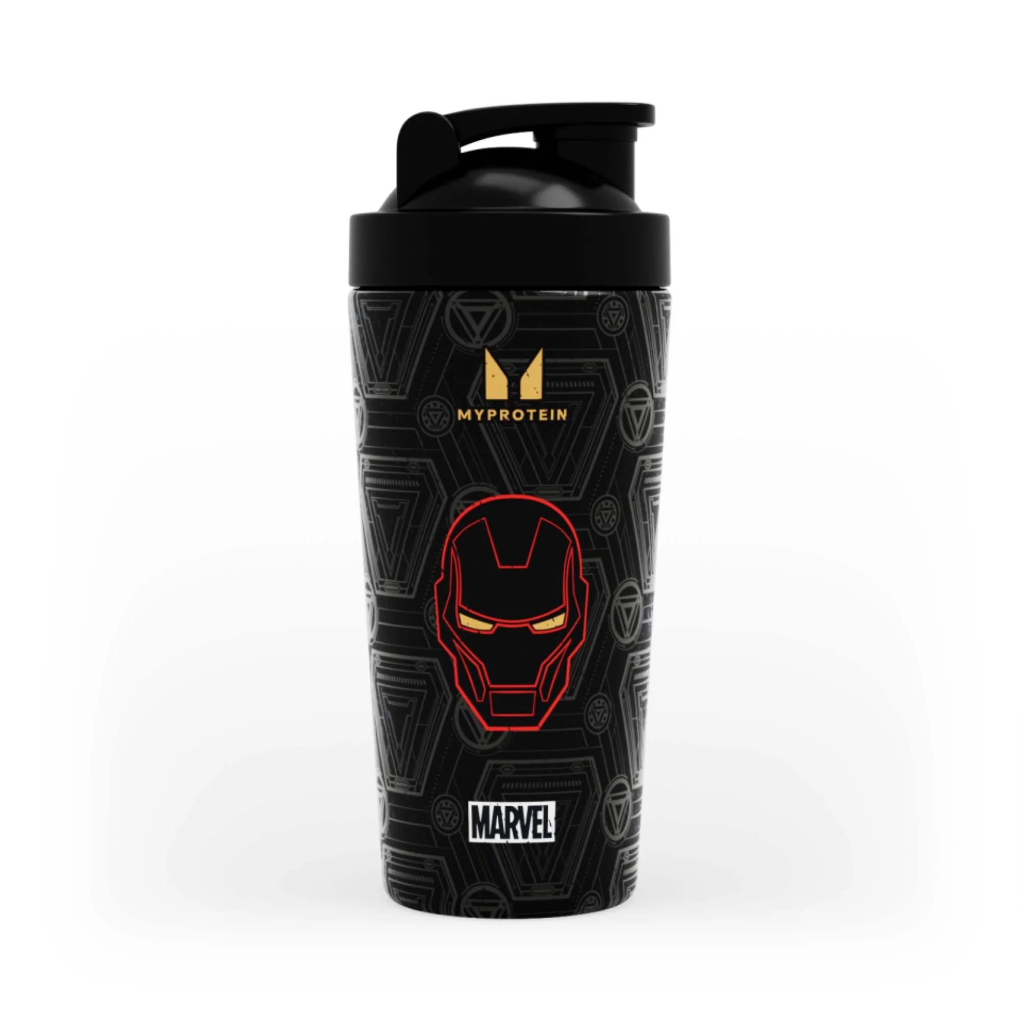Šejker Myprotein Iron Man iz reciklirane kovine – črna Slika 1