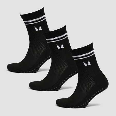 Nogavice za pilates MP (3 v pakiranju) – črne