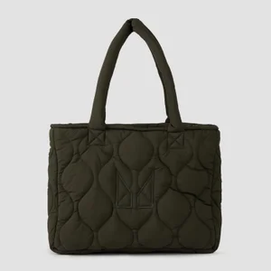 Prešita oblazinjena tote torba MP – gozdno zelena - Colour Forest Green