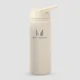 Reciklirana kovinska steklenica s preklopno slamico Myprotein 500 ml – naravno kremna