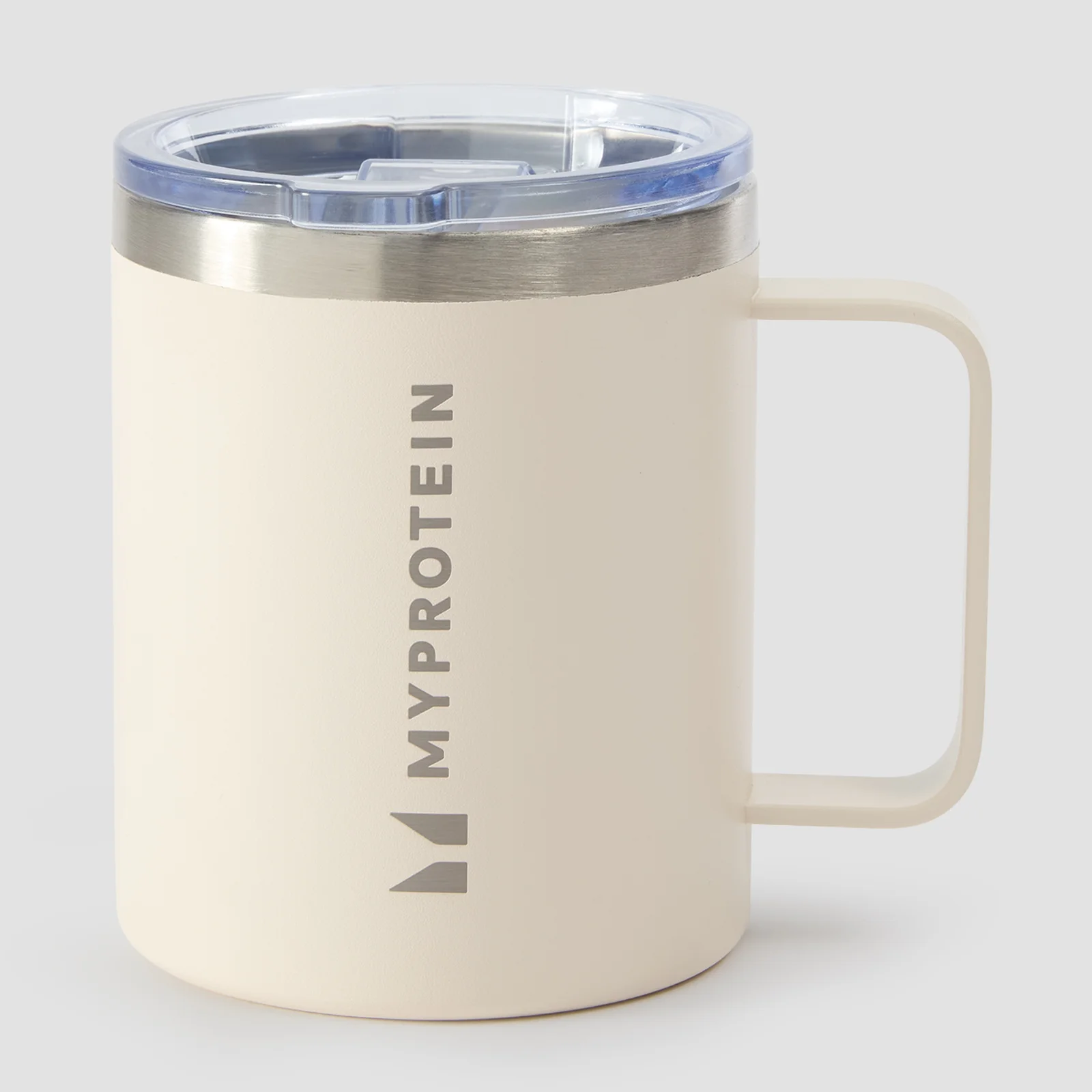 Myprotein reciklirana kovinska skodelica za kavo 350 ml – naravno kremna Slika 1