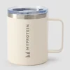 Myprotein reciklirana kovinska skodelica za kavo 350 ml – naravno kremna