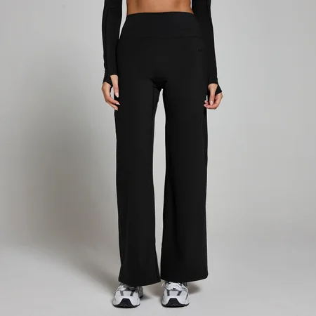 Ženske pajkice s širokimi hlačnicami Tempo MP – črne