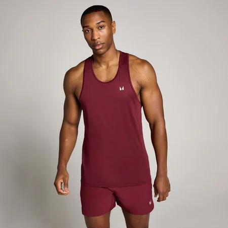 MP moški trening brezrokavnik - globoko rdeča