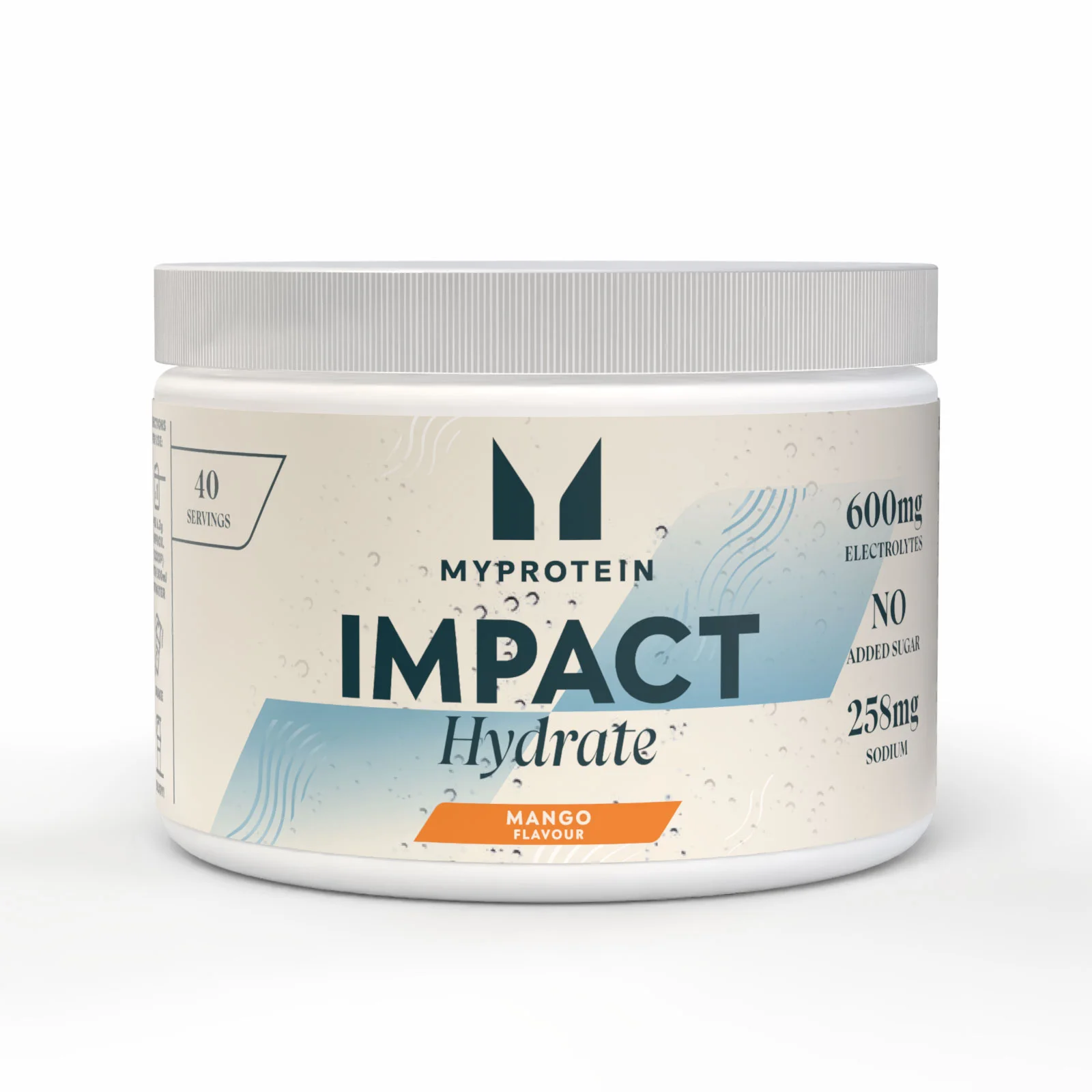 Mešanica elektrolitov Impact Hydrate - 40Porcij - Mango Slika 1