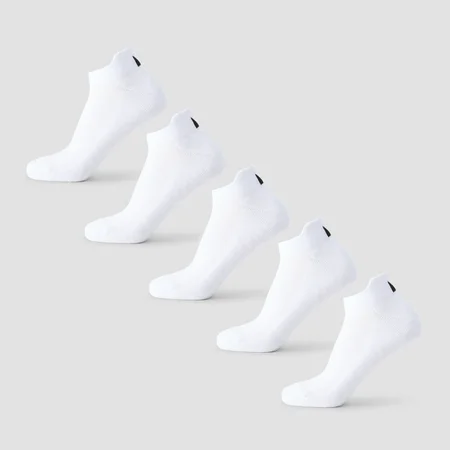 MP unisex nogavice za treniranje (5 parov) - bele