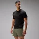 MP moška majica velocity ultra brez šivov - washed black