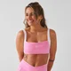 MP ženske X Tatiana športni nedrček s kontrastnim zavitim hrbtom - Pretty Pink