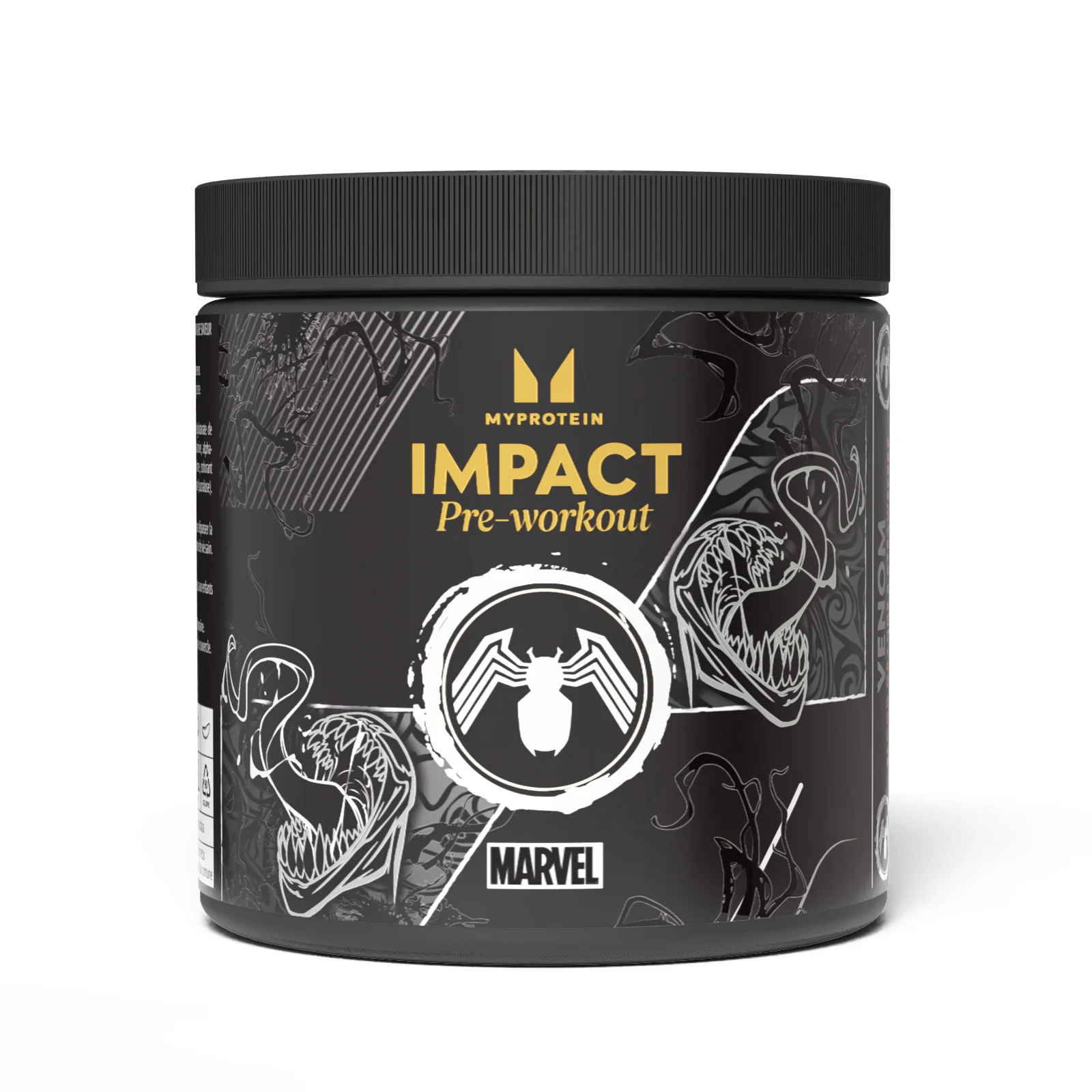 Predvadbeno dopolnilo Impact Pre-Workout – Venom – rdeča pomaranča in jagoda - 440g - 40servings - Marvel Venom - Blood Orange and Strawberry Slika 1