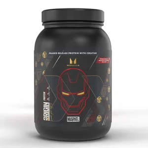 Beljakovine Origin Protein – Iron Man – Torta red velvet | MARVEL - Flavour MARVEL Iron Man - Red Velvet Cake