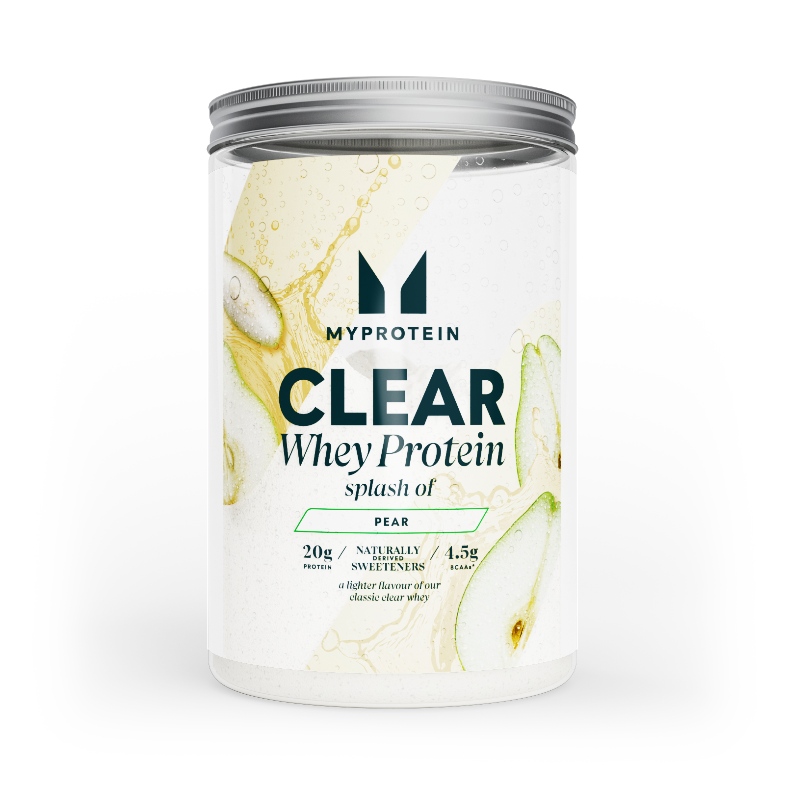 Bistre sirotkine beljakovine Clear Whey Splash - 390G - 15Porcij - Splash Of - Pear Slika 1