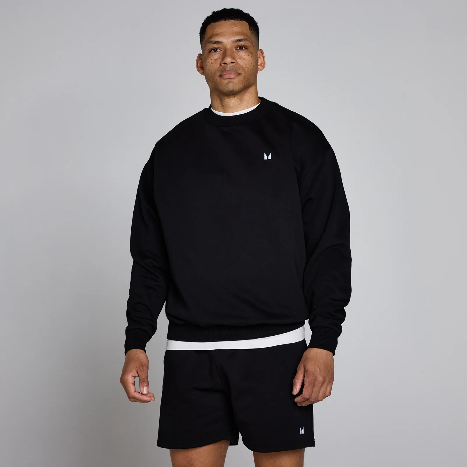 MP Men's Rest Day Oversized Sweatshirt - Black - XS Slika 1