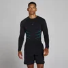 Lift brezšivna majica z dolgimi rokavi - washed black/power blue
