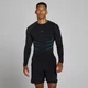 Lift brezšivna majica z dolgimi rokavi - washed black/power blue