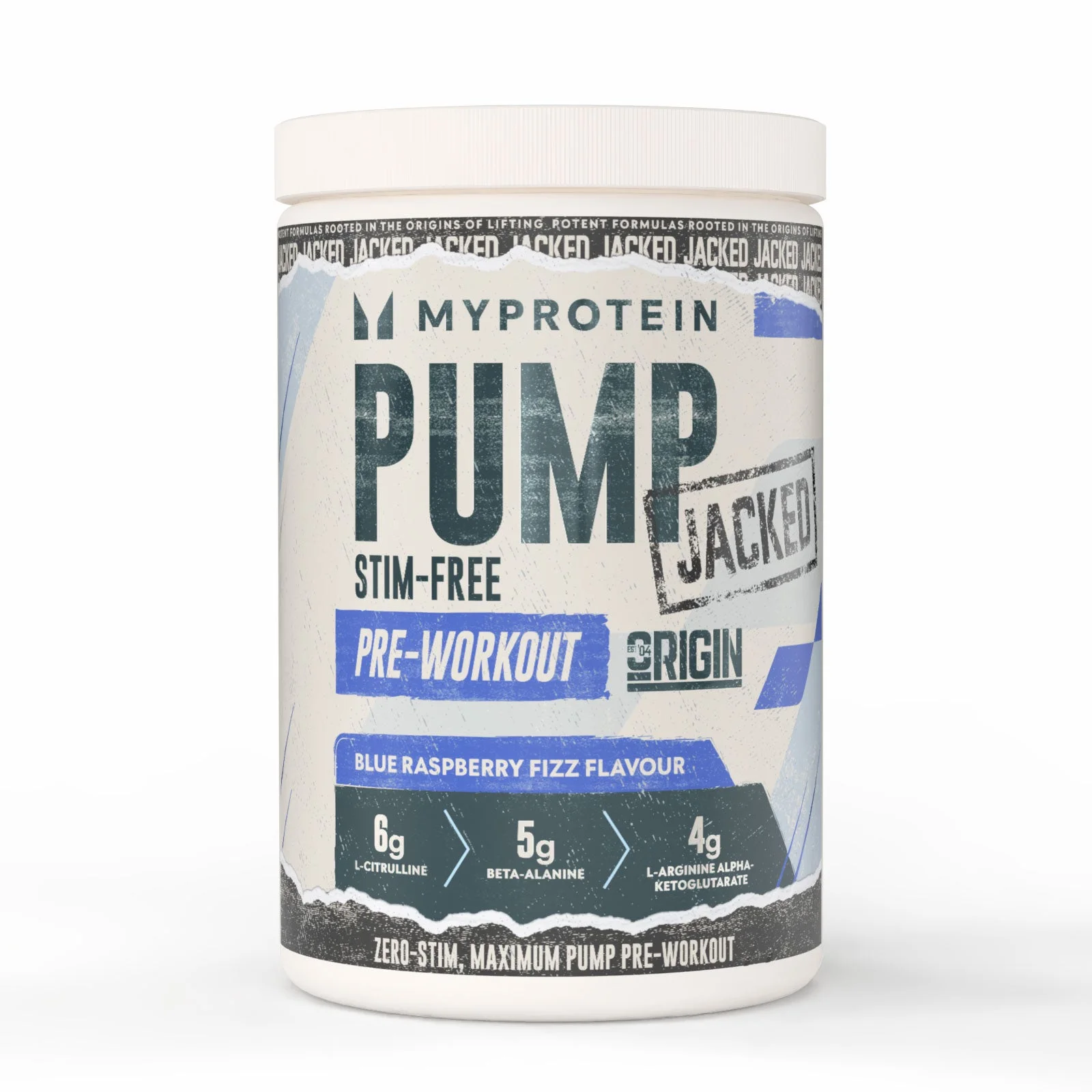Origin Jacked Pump - 625G - 25Porcij - Blue Raspberry Fizz Slika 1