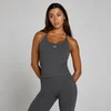 MP ženska brezrokavna majica tempo ultra seamless longline - robust grey