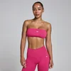 MP ženska bandeau športni modrček Lift - temno rdeča
