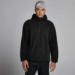 MP moški pulover s flisom in zadrgo 1/4 - črna - Size XS