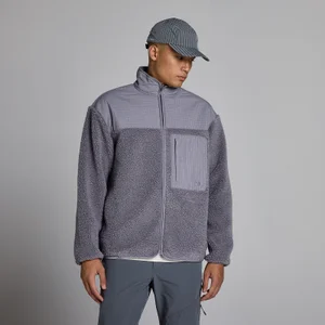 MP moški borg flis - temno siva melanž - Size XS