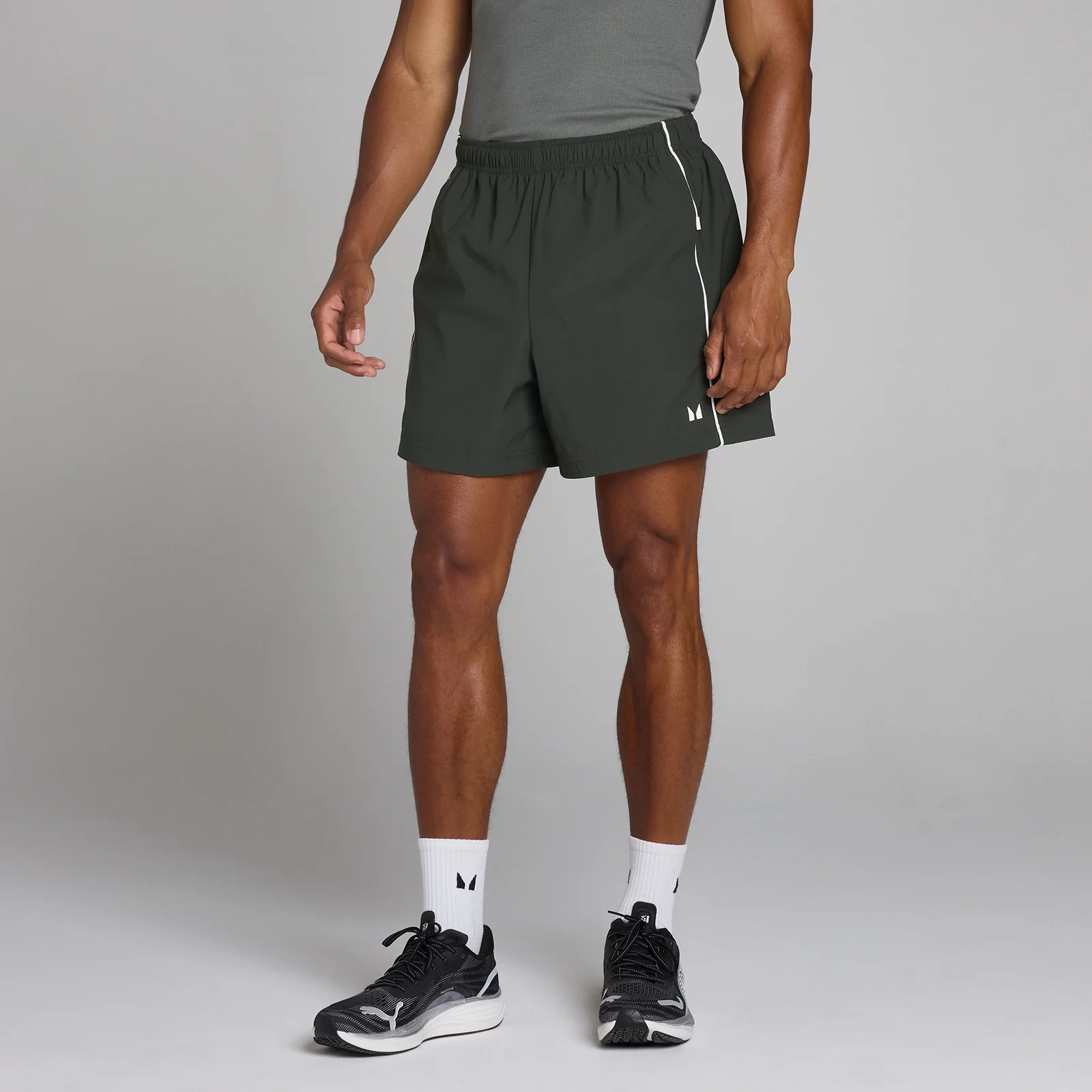 MP moške lift tkane trening kratke hlače - izprana črna - L Slika 1