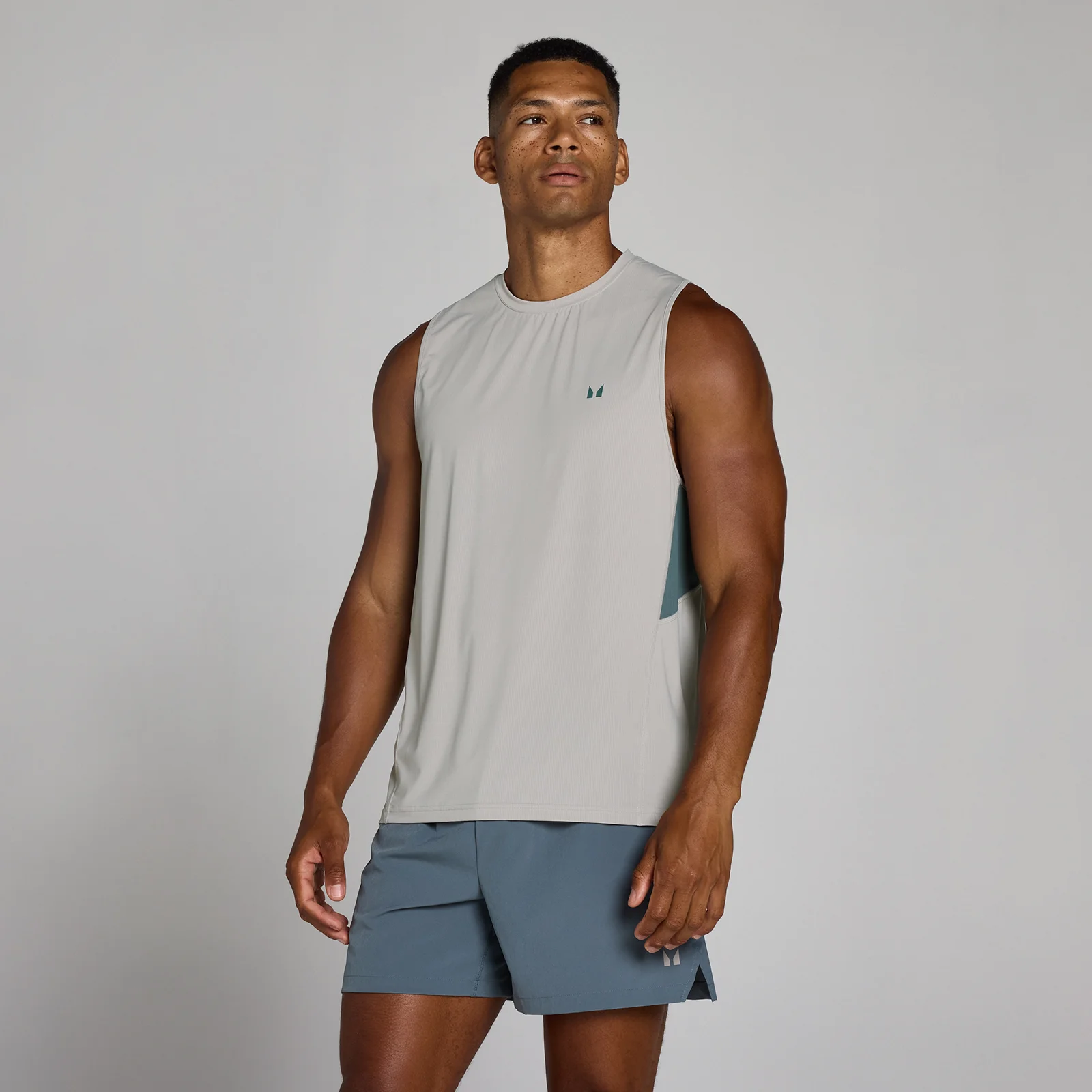 MP Men's Training Ultra Mesh Tank - Chalk Grey - XXL Slika 1