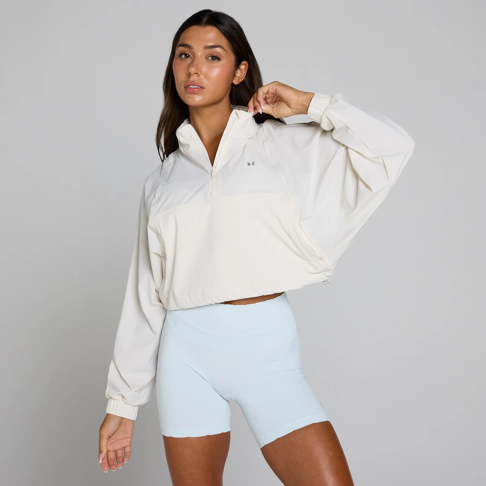 MP Women's Tempo Ultra 1/4 Zip Woven Jacket - Mist - S Slika 1