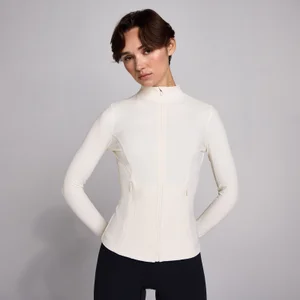 MP ženska jakna SculptForm z zadrgo - bela - Size XS