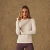 MP ženska majica z dolgimi rokavi in odprtinami za palce X Tatiana - pearl