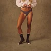 MP ženske tangice X Tatiana s srednjim pasom brez VPL (3 kosi) - mocha/toplo siva/perl