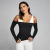 MP Ženska Tempo Off The Shoulder LS Top - Črna