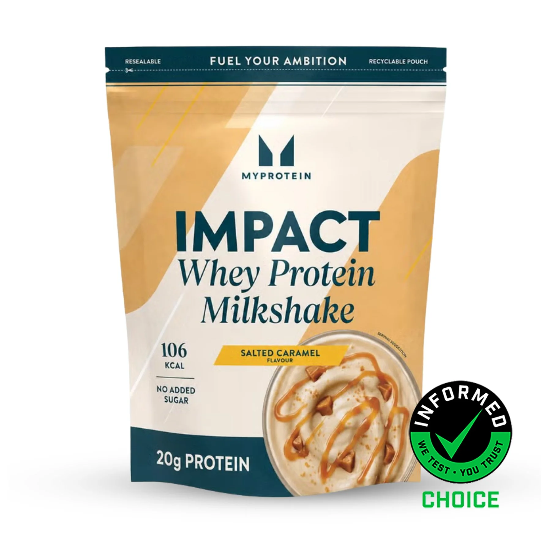 Impact Whey Proteini - 435G - 15Porcij - Salted Caramel (Milkshake) Slika 1