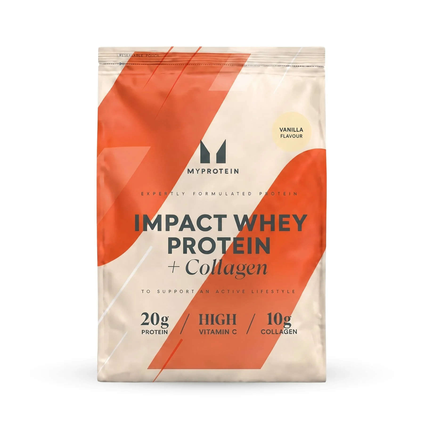 Impact Whey Proteini - 3750g - 150Porcij - Vanilla (+Collagen) Slika 1